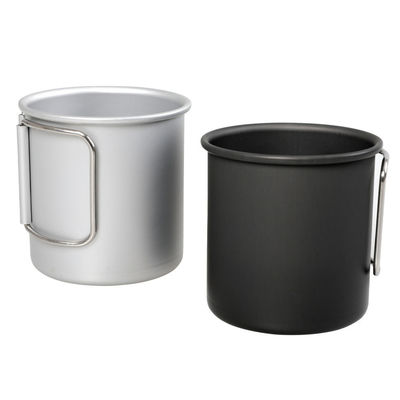 Coppa pieghevole portatile leggera in alluminio da campeggio tazza da caffè con 1 pezzo Min.Order