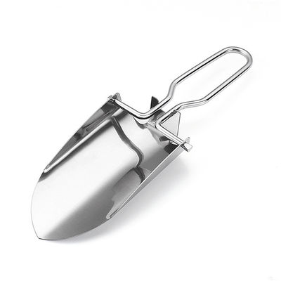 Mini pala pieghevole in acciaio inossidabile multifunzionale per campeggio e giardinaggio