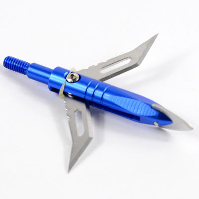 4.3X2.5cm Portatile 100 Grandi Metalli Broadhead per Arco Arco A Caccia Esterno testa freccia