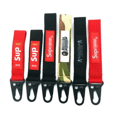 Strappo per polso di poliestere personalizzato Portachiavi Lanyard Nylon Keyring Strappo 30 giorni Politica di rimborso