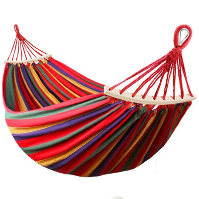 Outdoor portabile campeggio tela di tessuto Amaca appesa Amaca pieghevole Swing spessa facile