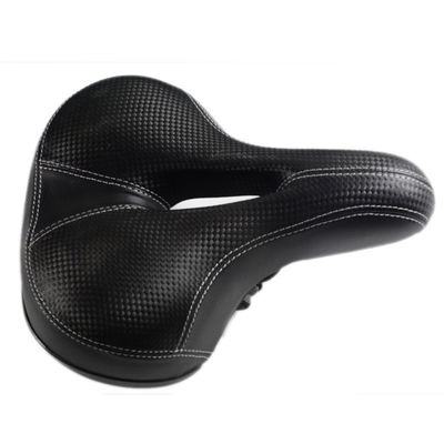 Confortevole PU pelle Mountain Bike Sedile cuscino impermeabile strada Larga sella da bicicletta