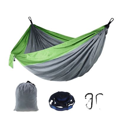Amaca da campeggio doppia per alloggi esterni in nylon Paracadute Amaca da viaggio con opzioni personalizzate