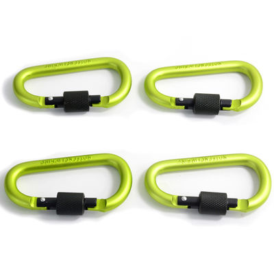 8cm di alluminio a molla con aggancio a molla Carabiner Clip a forma di D per il pacchetto Peso lordo 0.025kg