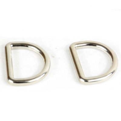 Politica di rimborso di 30 giorni 25mm Saldato Lega di zinco D Anello Metallico D-Anello Serratura per borsa da mano