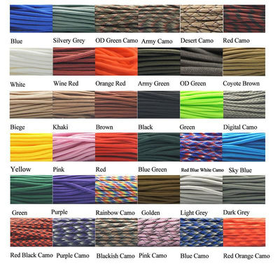Braccialetto di sopravvivenza paracord regolabile con catena inossidabile e corda di nylon resistente