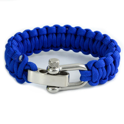 Braccialetto di sopravvivenza a paracord regolabile perfetto per situazioni di sopravvivenza all'aria aperta