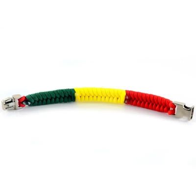 Oltre 200 colori uomini fatti a mano Cerniera metallica Paracord Braccialetto corda di nylon braccialetto di sopravvivenza