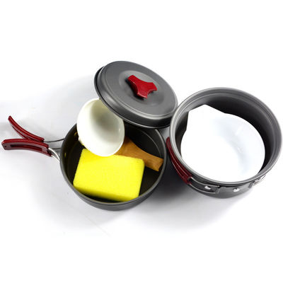 Conveniente 152X72MM Non Stick Camping Pot e Pans Set per viaggi da backpacking all'aria aperta