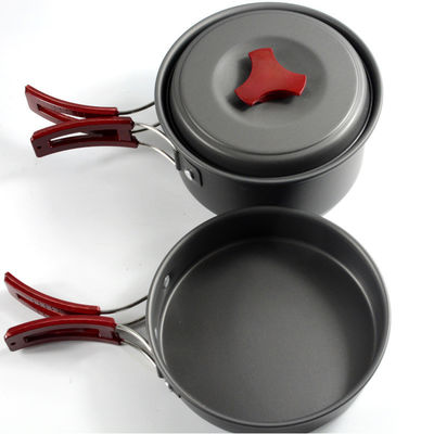 Conveniente 152X72MM Non Stick Camping Pot e Pans Set per viaggi da backpacking all'aria aperta