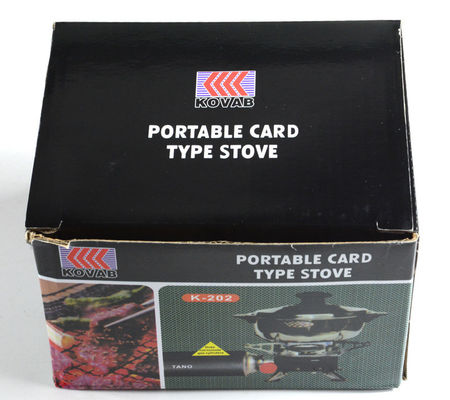 Stufa da campeggio portatile pieghevole Mini stufa a gas al butano per picnic all'aria aperta Pagamento completo