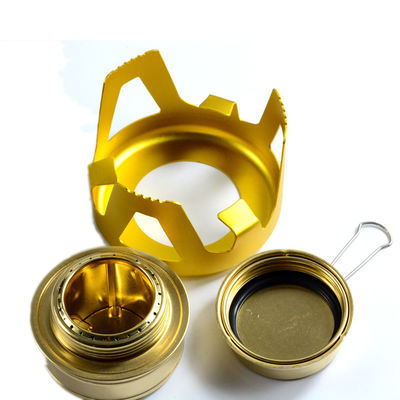 Alluminio all'aria aperta Mini stufa da campeggio alcol portabile Picnic Spirit Burner 145mm