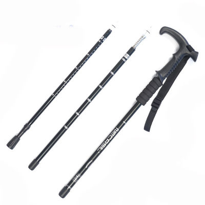 Anti-shock di alluminio telecopica bastone da camminare WAK556 utilizzato per il campeggio escursione trekking