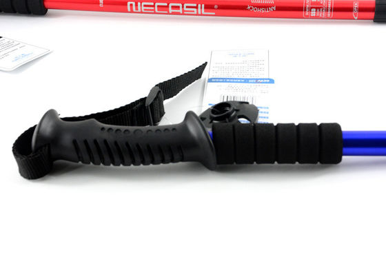 Pallone da trekking all'aperto in lega di alluminio con presa in T e disegno pieghevole telescopico
