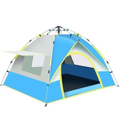 Tenda da campeggio pieghevole portatile idraulica a pelle singola per viaggi all'aperto