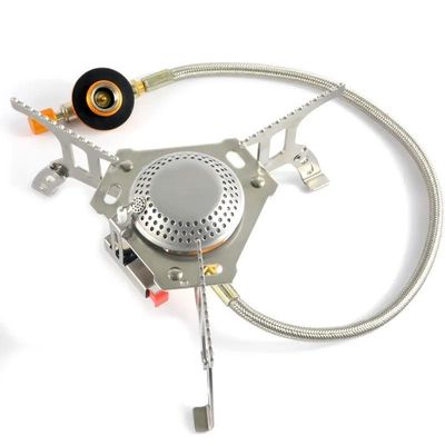 Stufa a gas portatile per campeggio esterna con rivestimento elettrico stufa a gas pieghevole da 3000 W