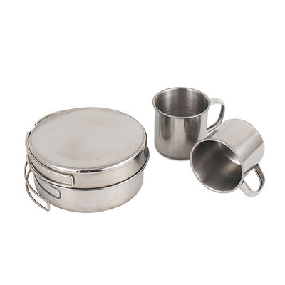 Set di utensili da cucina in acciaio inossidabile di stile portatile per campeggio all'aperto a US 6.5 / pezzo