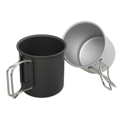 Coppa pieghevole portatile leggera in alluminio da campeggio tazza da caffè con 1 pezzo Min.Order