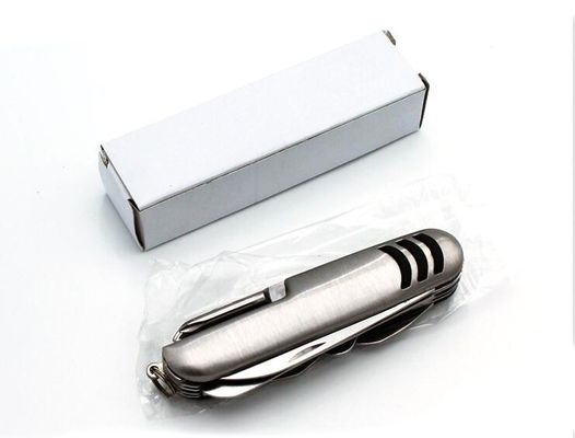 Mini coltello portatile multifunzione svizzero per campeggio coltello pieghevole per sopravvivenza 8.7X2.7cm US