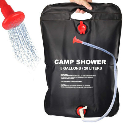 20L Outdoor Portable PVC Solar Shower Bag di acqua riscaldata per viaggi Beach Camping