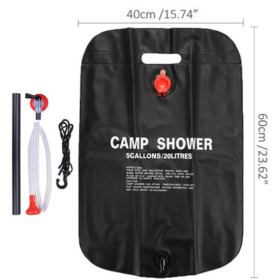 20L Outdoor Portable PVC Solar Shower Bag di acqua riscaldata per viaggi Beach Camping