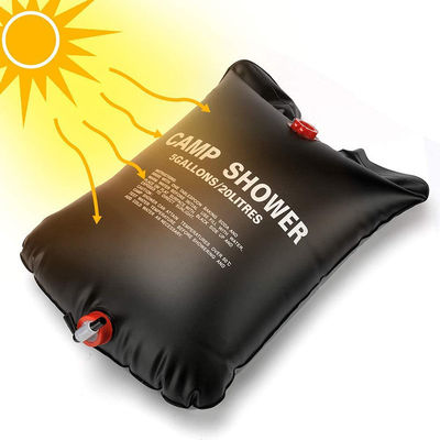 20L Outdoor Portable PVC Solar Shower Bag di acqua riscaldata per viaggi Beach Camping