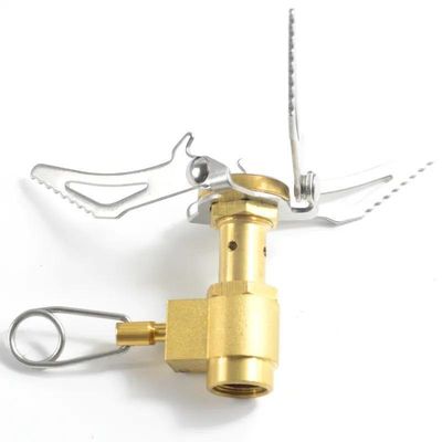Dispositivo portatile di sicurezza per fornelli a gas a bassa pressione per il backpacking esterno