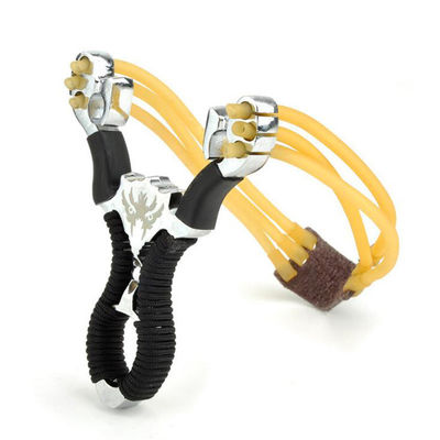 Slingshot di metallo da caccia all'aria aperta con potenza di tiro e materiale metallico