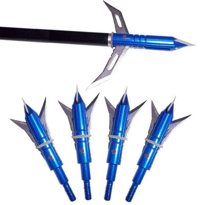 4.3X2.5cm Portatile 100 Grandi Metalli Broadhead per Arco Arco A Caccia Esterno testa freccia