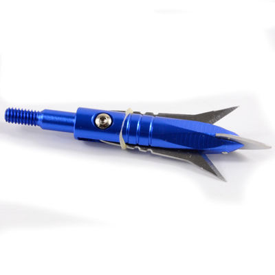 4.3X2.5cm Portatile 100 Grandi Metalli Broadhead per Arco Arco A Caccia Esterno testa freccia