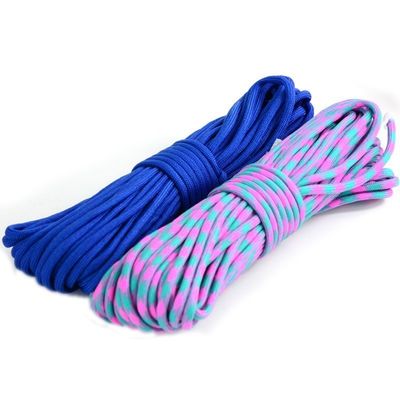 Supervivenza all'aria aperta 550 Paracord Poliestere 4mm Paracord corda