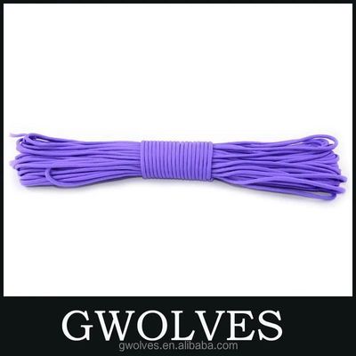 Personalizzazione 100FT 7 Strand interno 550 Polyester Paracord Cord Paracadute Camping