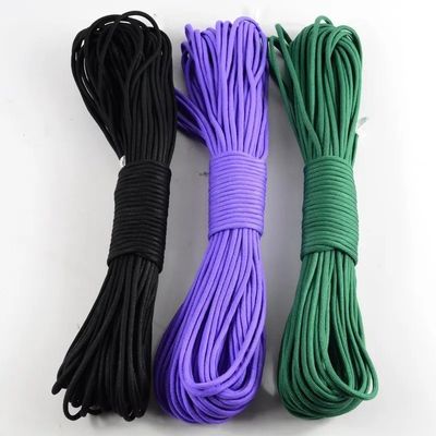 Personalizzazione 100FT 7 Strand interno 550 Polyester Paracord Cord Paracadute Camping