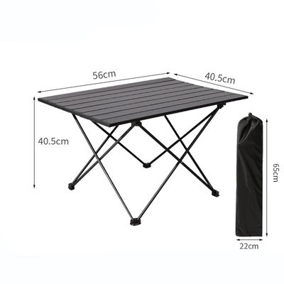 Tavolo pieghevole portatile leggero Tavolo da picnic per campeggio in alluminio
