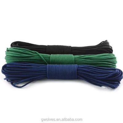 100ft 7 core interni 550lbs poliestere 4mm Paracord PB0056 personalizzabile per il vostro mercato