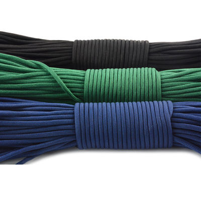 100ft 7 core interni 550lbs poliestere 4mm Paracord PB0056 personalizzabile per il vostro mercato