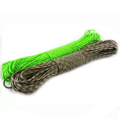 Tipo III 550 Poliester 4mm Paracord con 7 fili interni 100FT