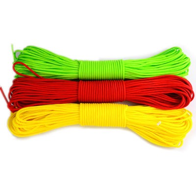 100FT 4mm 7 Core Cord Paracadute Sopravvivenza Poliestere 550 Paracord corda e versatile