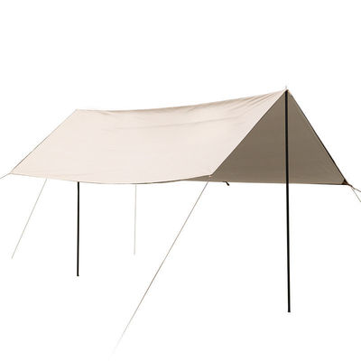 Tenda da campeggio in poliestere con rivestimento argento e struttura a pelle singola