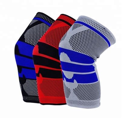 USA Sport all' aperto di nylon silicone supporto al ginocchio compressione supporto al ginocchio per basket
