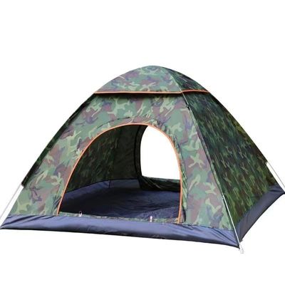 Green Outdoor Waterproof Portable Beach Pop up Camping Tent con opzione di personalizzazione