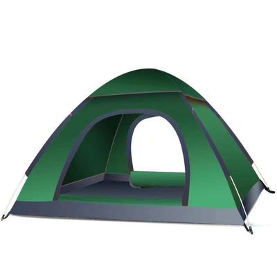 2 porte stile esterno pieghevole automatico Pop up tenda da campeggio per picnic in famiglia 2,8 kg