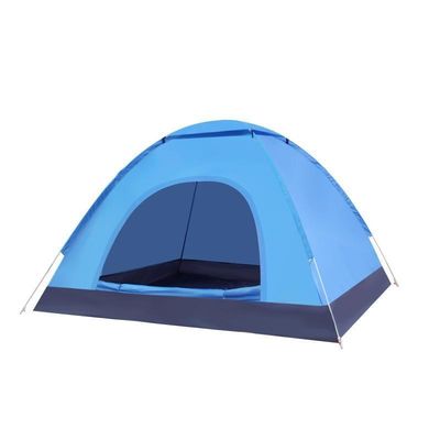 2 porte stile esterno pieghevole automatico Pop up tenda da campeggio per picnic in famiglia 2,8 kg