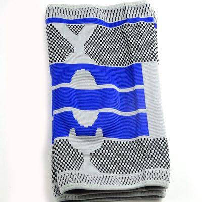 Sport Silicone Nylon Manica del ginocchio Anti-slip Compressione per prestazioni atletiche
