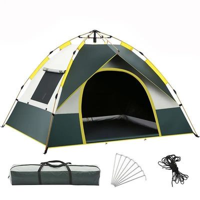 Tende portatili in tela Tende glamping esterne impermeabili e automatiche con 2 porte