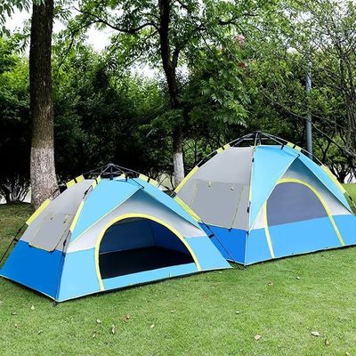 Tende portatili in tela Tende glamping esterne impermeabili e automatiche con 2 porte
