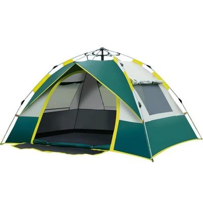 Tende portatili in tela Tende glamping esterne impermeabili e automatiche con 2 porte