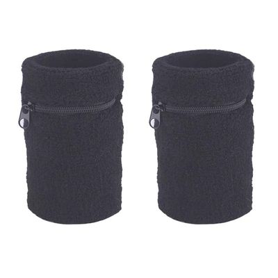 Adulti M Custom Tenis Wrist Band Sport Respirabile Sudore di cotone con cerniera