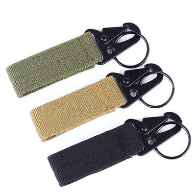 Porta chiavi in tessuto di nylon da 65 mm con gancio d'aquila Costo di spedizione e tempo di consegna