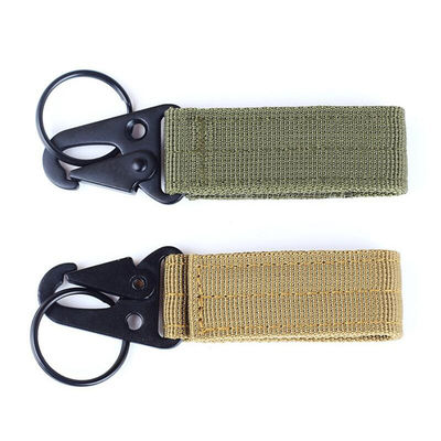 Porta chiavi in tessuto di nylon da 65 mm con gancio d'aquila Costo di spedizione e tempo di consegna